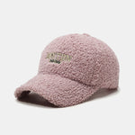 Boston Embroidery Teddy Plush Baseball Cap