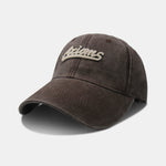 Personalized Letter Embroidery Washed Cotton Baseball Cap