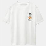 Galaxy Astronaut Print Drop Shoulder Oversize T-Shirt
