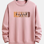 Blessed Print Relax Fit Sweatshirt