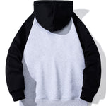 New York Print Pactchwork Raglan Hoodie