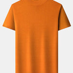 Short Sleeve Muscle Fit Mock Neck Sweater