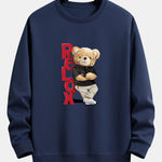 Relax Bear Print Relax Fit Sweatshirt