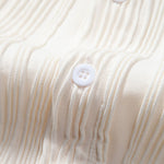 Wave Textured Button Up Shirt & Shorts