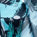 Tropical Print Button Up Shirt & Tropical Print Swim Shorts