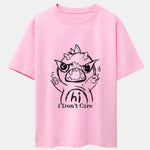 Cartoon Dinosaur Print Drop Shoulder Oversize T-Shirt