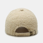 Eleven Embroidery Warm Teddy Plush Baseball Cap