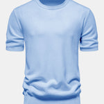 Knitted Crew Neck T-shirt