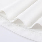 Long Sleeve Textured Arc Hem T-Shirt