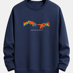 Infrared Hand Print Relax Fit Sweatshirt