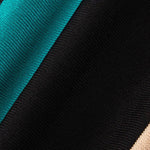 Striped Zip Sweater Polo