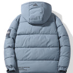 Camouflage Lined Pockets Hooded Puffer Coat