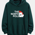 Santa Claus Slogan Print Relax Fit Hoodie