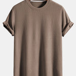 Knitted Ribbed T-Shirt