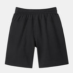 Line Shaped Bear Print Shorts