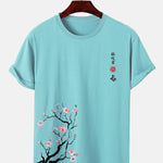Cherry Blossoms Print T-Shirt