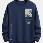 Tokyo Ukiyo-e Print Relax Fit Sweatshirt