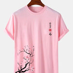 Cherry Blossoms Print T-Shirt