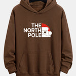 Santa Claus Slogan Print Relax Fit Hoodie