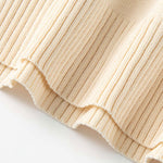 Striped Johnny Collar Sweater Polo