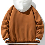 2 In 1 Hooded Baseball Jacket