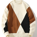 Color Block Patchwork Sweatshirt