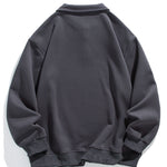 Relax Fit Basic Polo Sweatshirt