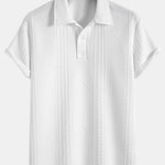 Geometric Jacquard Polo & Shorts