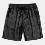 Paisley Print Satin Shirt & Shorts