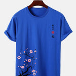 Cherry Blossoms Print T-Shirt