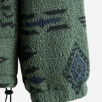 Aztec Print Patchwork Teddy Fleece Coat