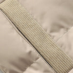 Corduroy Patchwork Puffer Jacket
