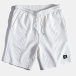 3 Pieces Geometric Jacquard Drawstring Shorts