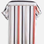 Striped Button Up Shirt & Swim Shorts