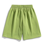 Basic Textured Drawstring Shorts