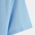 Muscle Fit Notch Ribbed Arc Hem T-Shirt
