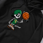 Basketball Skeleton Print Hoodie