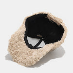 Irregular Plush Decoration Baseball Cap
