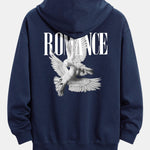 Romantic Doves Back Print Relax Fit Hoodie