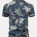 Tropical Print Polo Shirt