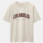 Los Angeles Print Heavy Weight Oversize T-Shirt