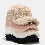 Irregular Plush Decoration Baseball Cap