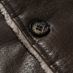 Long Line Faux Fur Lined PU Leather Coat