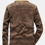 Teddy Lined Faux Suede Jacket