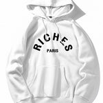 Rich Paris Print Hoodie