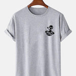 Alien Print T-Shirt