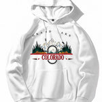 Colorado Mountain Print Hoodie