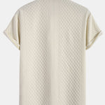 Rhombus Geometric Jacquard Polo