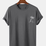 Palm Trees Print T-Shirt