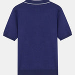 Solid Zip Sweater Polo